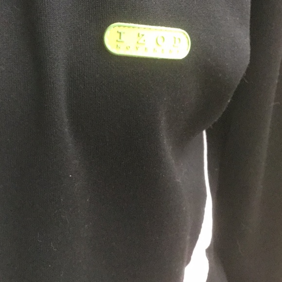 Izod.movement. Black with white stripes jacket. Xl - Picture 2 of 6